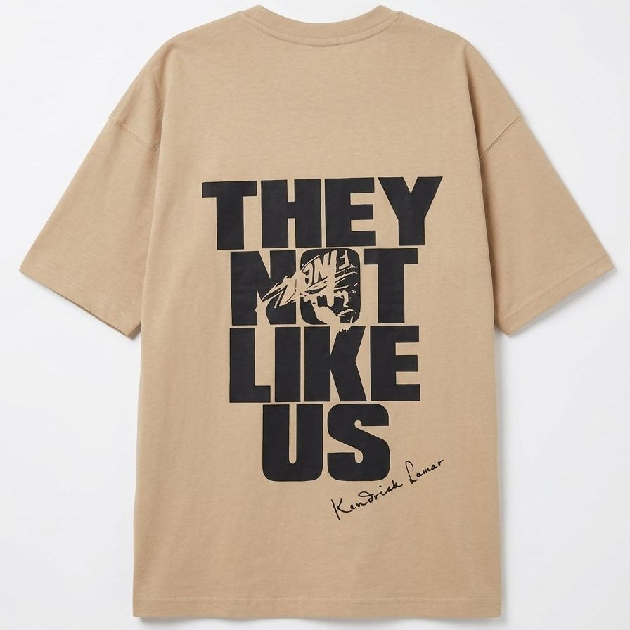 Premium oversized dropshoulder "THEY NOT LIKE US"