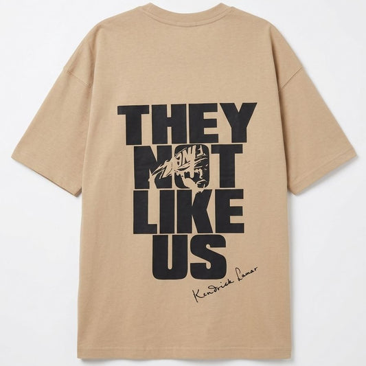 Premium oversized dropshoulder "THEY NOT LIKE US"