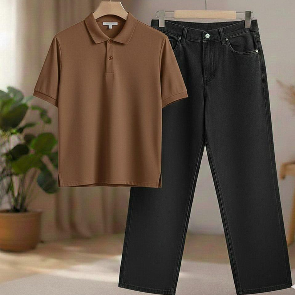 Baggy & polo shirt premium quality pair.